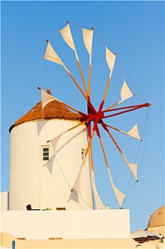 风车,锡拉岛