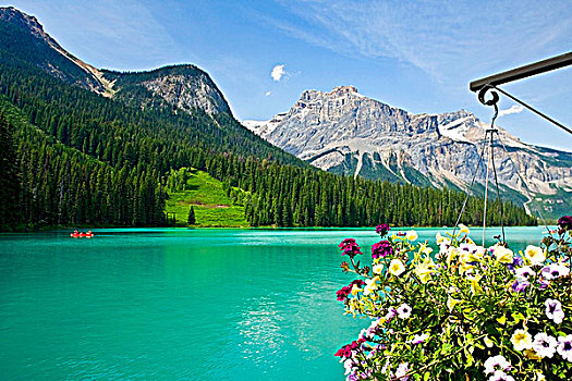 翡翠湖,幽鹤国家公园,不列颠哥伦比亚省,加拿大
