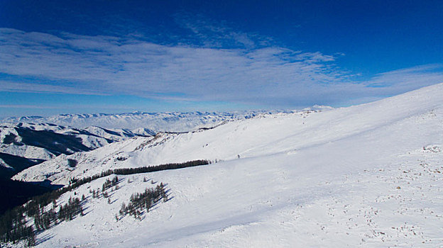 雪山,滑雪