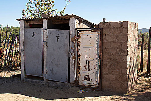 非洲,纳米比亚,厕所