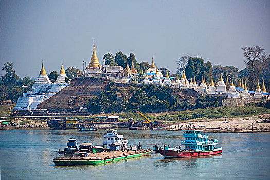 缅甸,传说,城市,山,靠近,曼德勒