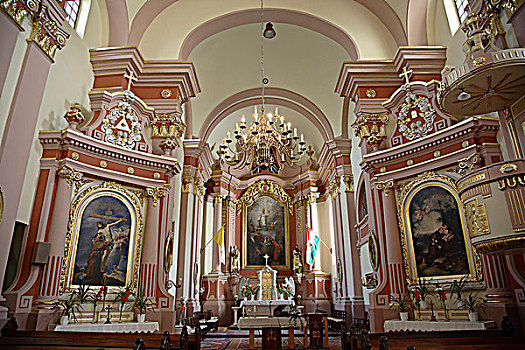 匈牙利,圣芳济修会,教堂,室内