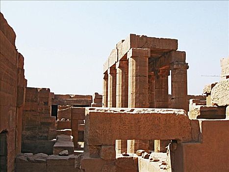 古遗址,庙宇,卡尔纳克神庙,路克索神庙,埃及