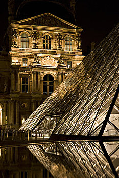 金字塔,卢浮宫,巴黎,法国