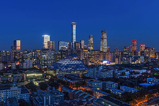 北京城市夜景