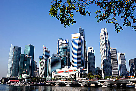 新加坡,城市天际线,中央商务区