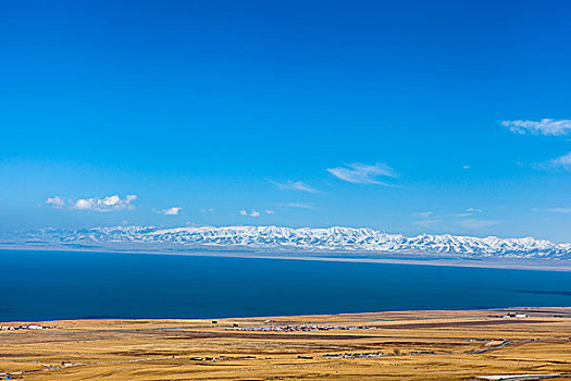 冬季青海湖