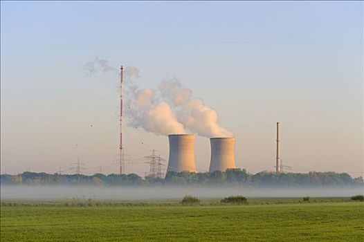 核电站,巴伐利亚,德国,欧洲