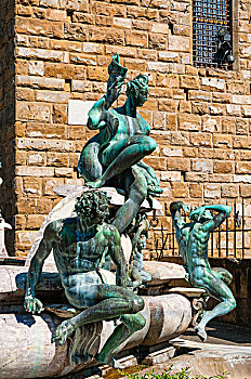 喷泉,佛罗伦萨,世界遗产,托斯卡纳,意大利