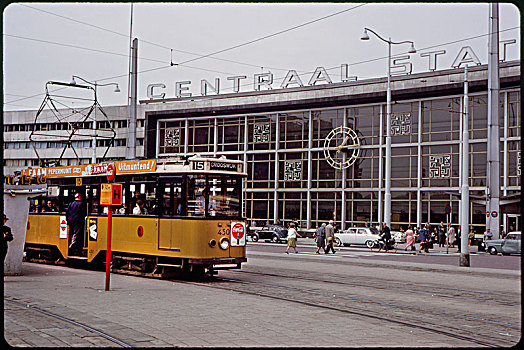 缆车,中央车站,阿姆斯特丹,荷兰,历史
