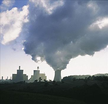 火力发电站,能量,环境污染,维多利亚,澳大利亚,能源制造