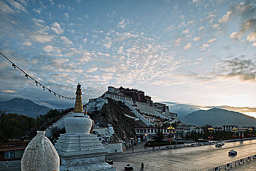 布达拉宫,拉萨,西藏,中国