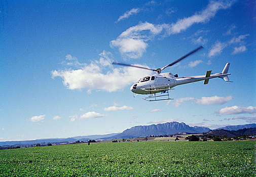 直升飞机,降落,澳大利亚