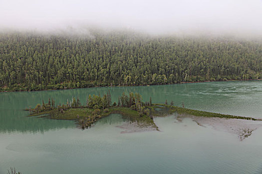 喀纳斯美景,卧龙湾