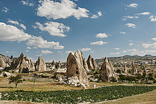 风景,岩石构造,住所,卡帕多西亚,安纳托利亚,土耳其