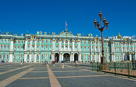 冬宫,冬宫博物馆,圣彼得堡,俄罗斯,欧洲