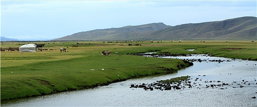 国家公园,鄂尔浑,蒙古
