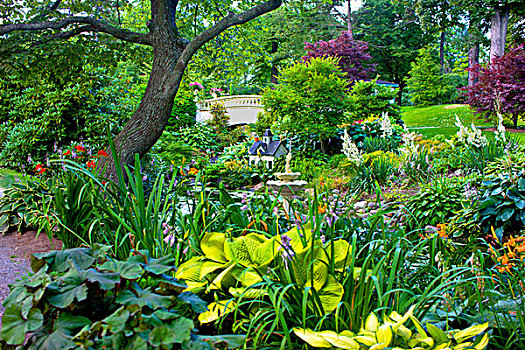 花园,哈利法克斯,公共花园,新斯科舍省,加拿大