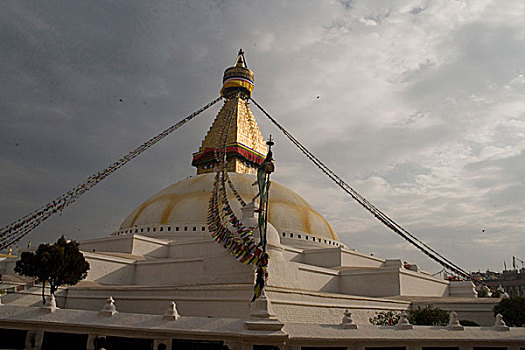 一个,佛教,场所,加德满都,世界遗产,尼泊尔,二月,2008年