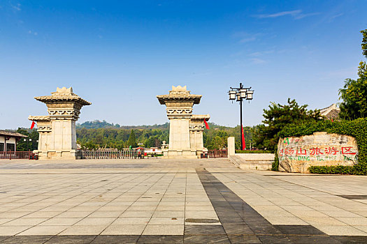 中国河南省永城市芒砀山汉梁王陵景区