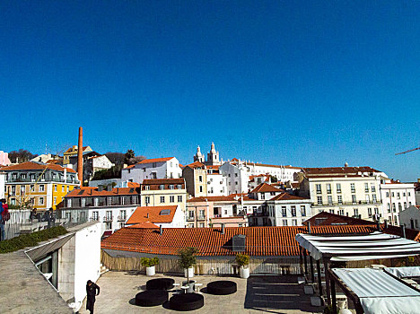 葡萄牙里斯本圣乔治古堡观景台