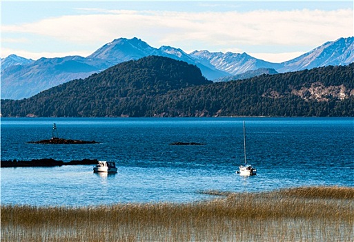 纳韦尔瓦皮湖,巴塔哥尼亚,阿根廷,靠近,巴里洛切