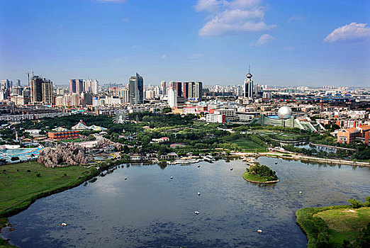 天津河西区全景