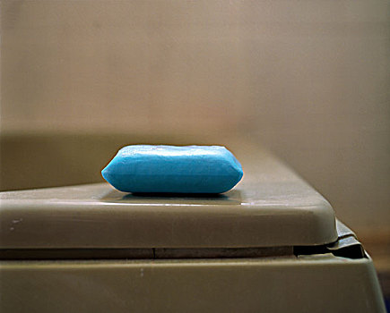 极限,特写,蓝色,肥皂,陶瓷,表面