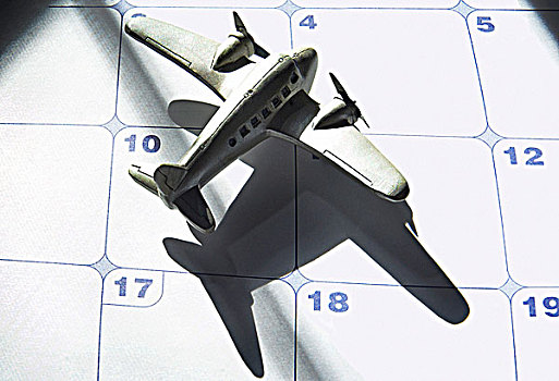 玩具飞机,日历