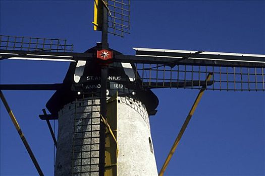风车,省,北布拉邦,荷兰,荷比卢,欧洲