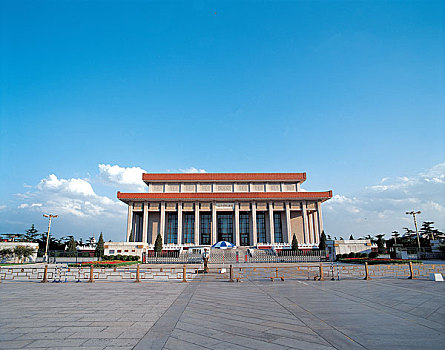 中国北京天安门广场上的毛主席纪念堂
