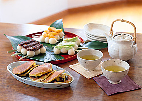 日本,甜,绿茶