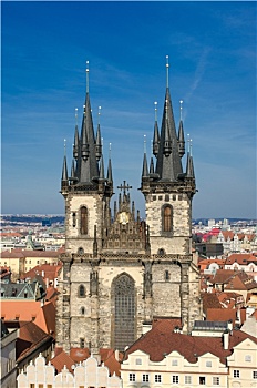 泰恩教堂,老城广场,布拉格