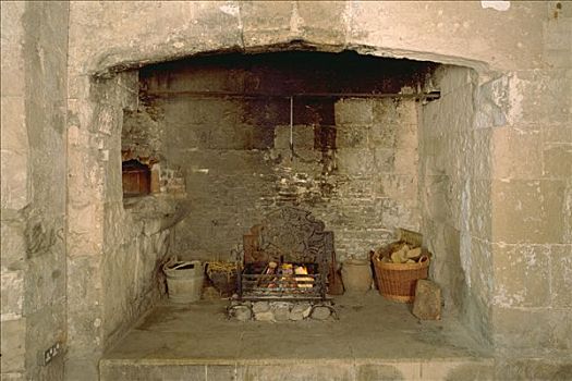 厨房,炉边,波特兰,城堡,1998年,艺术家