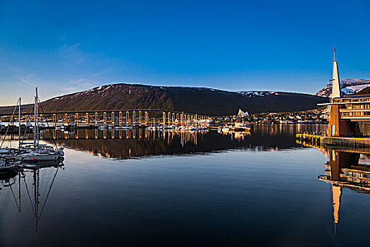 子夜太阳,特罗姆瑟,特罗姆斯,挪威