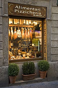 意大利,托斯卡纳,锡耶纳,特写,一个,高,品质,食物,商店