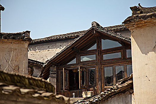 安徽,古微州,宏村,微派建筑,世界文化遗产