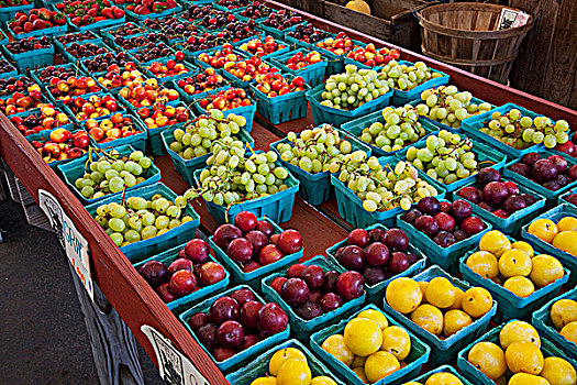 种类,水果,农贸市场