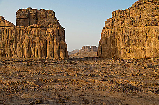 岩石构造,阿尔及利亚,非洲