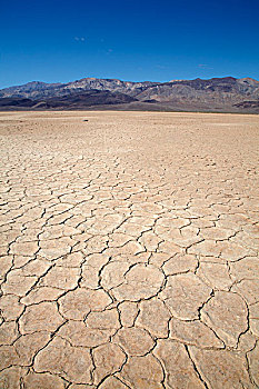 干燥,泥,盐磐,山谷,死亡谷国家公园,莫哈维沙漠,加利福尼亚,美国