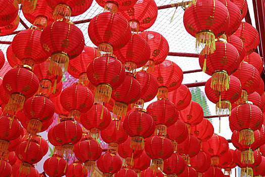 中国式的大红灯笼