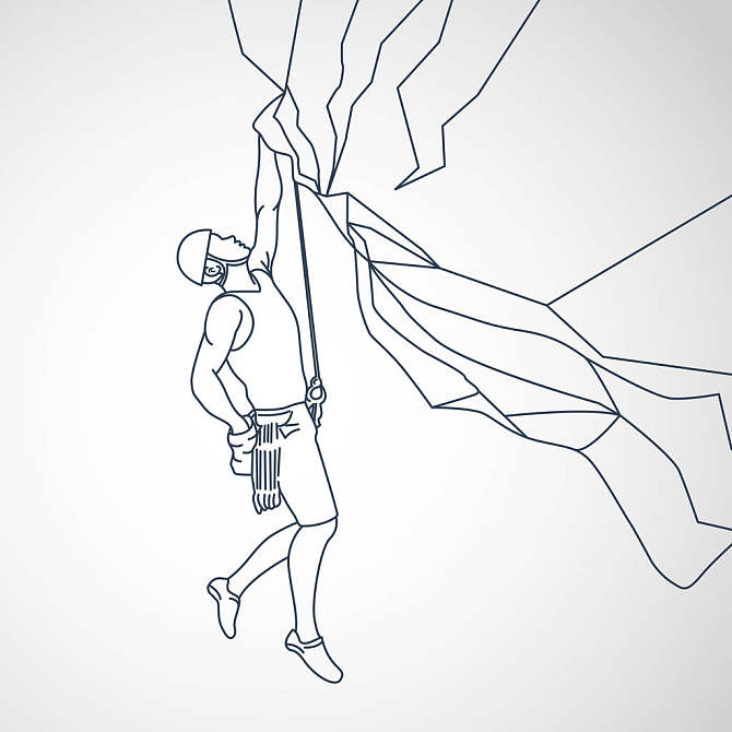 攀登,矢量,标识,象征,插画_高清图片_全景视觉