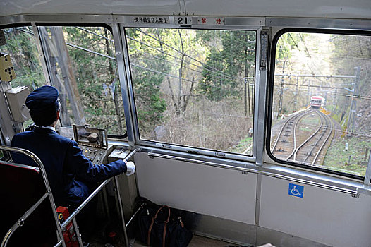 日本,高野山,缆车