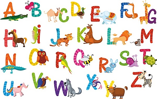 动物,字母