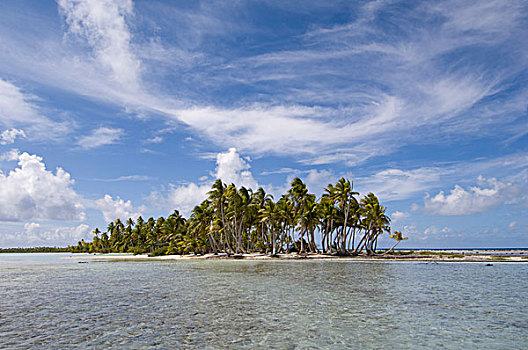 朗伊罗阿岛,环礁,土阿莫土群岛,法属玻利尼西亚,太平洋