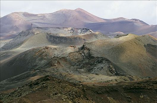 加纳利群岛,兰索罗特岛,风景,火山