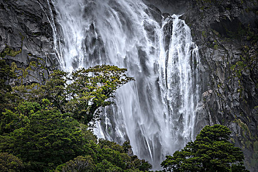瀑布,新西兰
