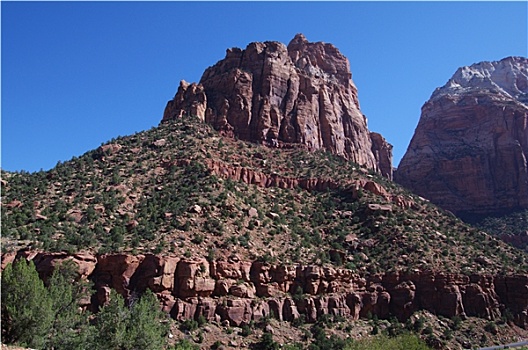 锡安山,国家,公园,峡谷