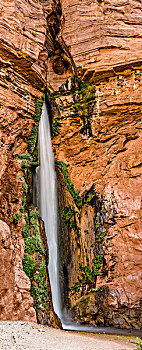 瀑布,支流,科罗拉多河,大峡谷,亚利桑那,美国,大幅,尺寸