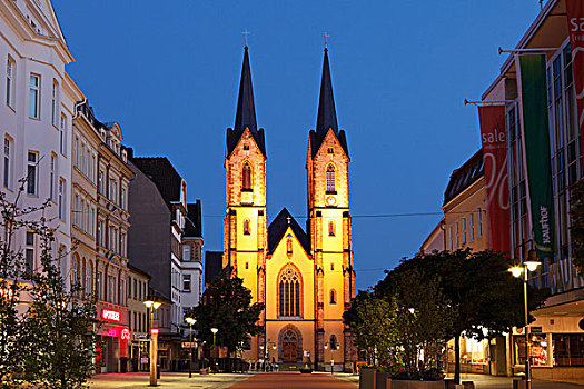 教堂,上弗兰科尼亚,弗兰克尼亚,巴伐利亚,德国,欧洲